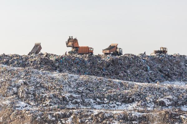 What is the Meaning of Waste Management? - Deposit in landfill