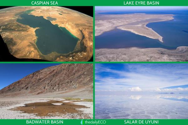 What Is an Endorheic Basin? - Examples of endorheic basins