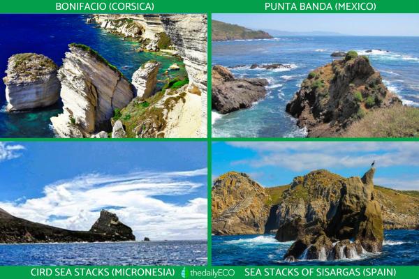 What Is a Stack in the Sea? - Examples of sea stacks around the world