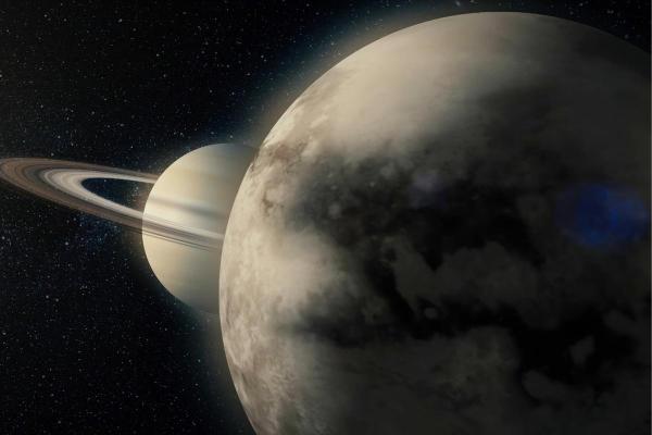 Fun Facts About Saturn's Rings and Moons - Its largest moon is bigger than Mercury
