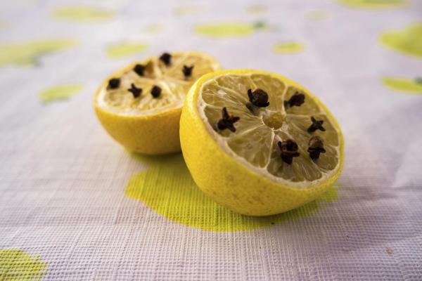 How to Repel Mosquitoes Naturally - Lemon or orange and cloves