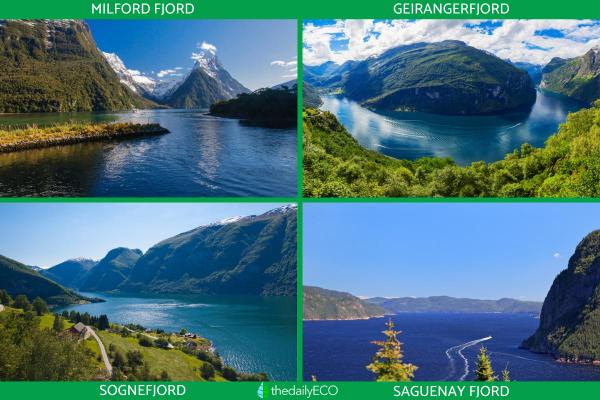 How Are Fjords Formed? - Other important fjords
