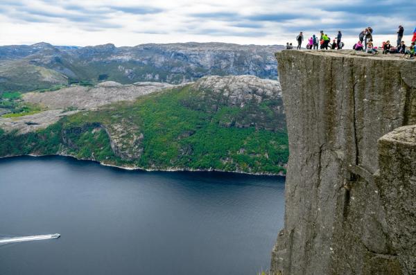 The Highest Sea Cliffs in Europe - Preikestolen Cliffs (Norway)