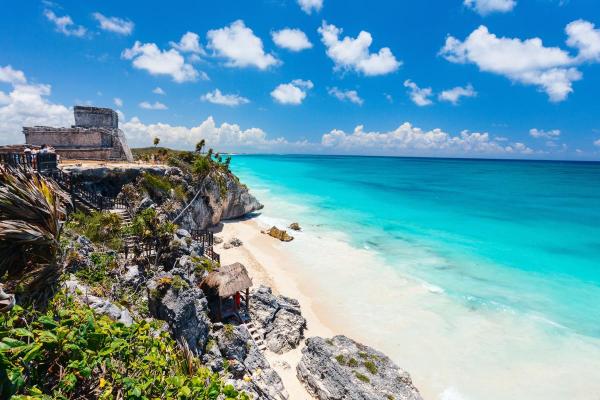 Most Beautiful White Sand Beaches in the World - Tulum Beach, Mexico