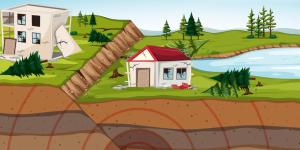 Types of Seismic Waves - P, S and Surface Waves